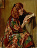 Fille lisant - Magnus Enckell — näkymä teoksesta