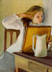 Jeune fille se coiffant - Magnus Enckell — näkymä teoksesta