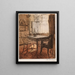 Intérieur - Magnus Enckell — kehystetty taideteos seinällä