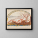 Esquisse pour l'œuvre Âge d'or - Magnus Enckell — kehystetty taideteos seinällä