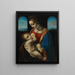 Kopio Madonna Litta d'après Leonardo da Vinci - Magnus Enckell — kehystetty taideteos seinällä