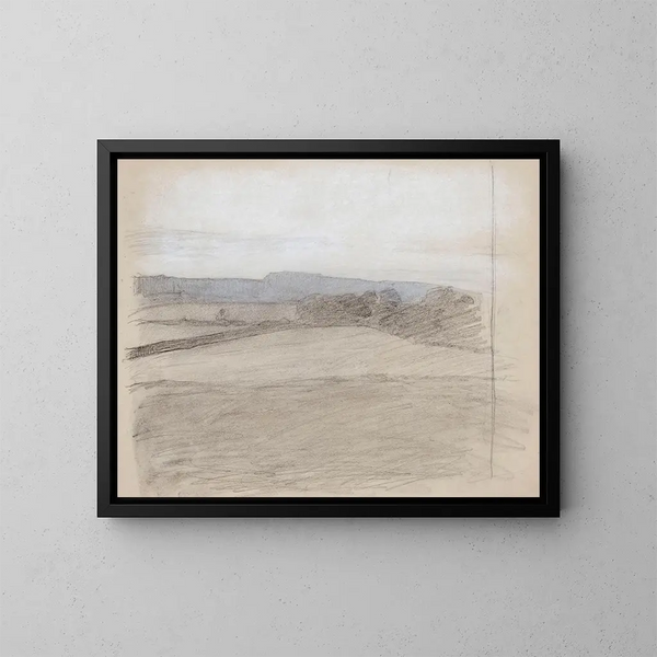Esquisse de maison - Magnus Enckell — kehystetty taideteos seinällä