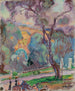 Näkymä puistoon San Remosta - Magnus Enckell — näkymä teoksesta
