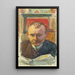 Edvard Richterin muotokuva - Magnus Enckell — kehystetty taideteos seinällä