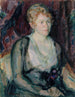 Portrait de Mme Agda Viln - Magnus Enckell — näkymä teoksesta