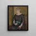 Portrait de Mme Lydia Keirkner - Magnus Enckell — kehystetty taideteos seinällä