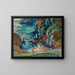 Rivage rocheux au soleil à Portofino - Magnus Enckell — kehystetty taideteos seinällä