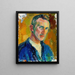 Autoportrait - Magnus Enckell — kehystetty taideteos seinällä