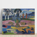 Maalauksen jäljennös Mahana no atua, Jour du seigneur - Paul Gauguin
