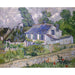 Maalauksen jäljennös Maison à Auvers - Vincent van Gogh