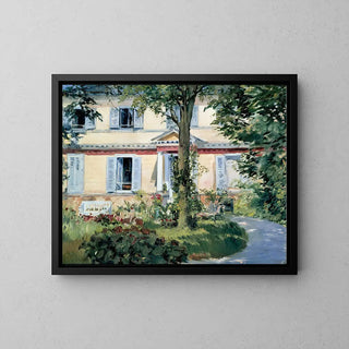 Reproduction tableau | La maison à Rueil - Edouard Manet | Poster - Toile - Aluminium