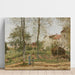 Maalauksen jäljennös Maisons à Bougival (Autumn) - Camille Pissarro