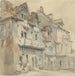 Maisons à Dieppe - David Roberts — näkymä teoksesta