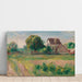Maalauksen jäljennös Maisons à Essoyes - Pierre-Auguste Renoir