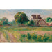 Maalauksen jäljennös Maisons à Essoyes - Pierre-Auguste Renoir