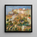 Maisons sur une Colline - Pierre-Auguste Renoir — kehystetty taideteos seinällä
