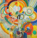 Mange de cochons - Robert Delaunay — näkymä teoksesta