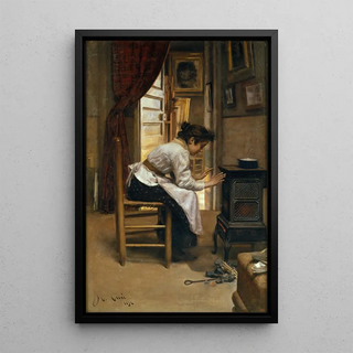 Manuel Cusi y Ferret - Beside the Fire.webp