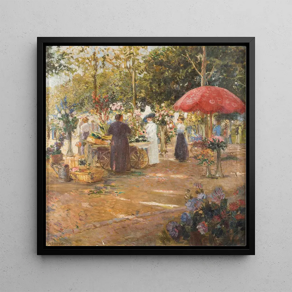 Marché aux fleurs - Ekaterina Sergeevna ZarudnajaKavos