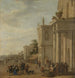 Italian markkinat - Jacob van der Ulft — näkymä teoksesta