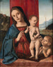La Vierge à l'Enfant avec le petit saint Jean - Marco Palmezzano et Atelier — näkymä teoksesta