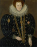 Une femme appelée Lady Elizabeth Knightley - Marcus Gheeraerts le Jeune — näkymä teoksesta