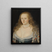 Portrait de Frances comtesse de Hertford, plus tard comtesse de Richmond - Marcus Gheeraerts le Jeune — kehystetty taideteos seinällä