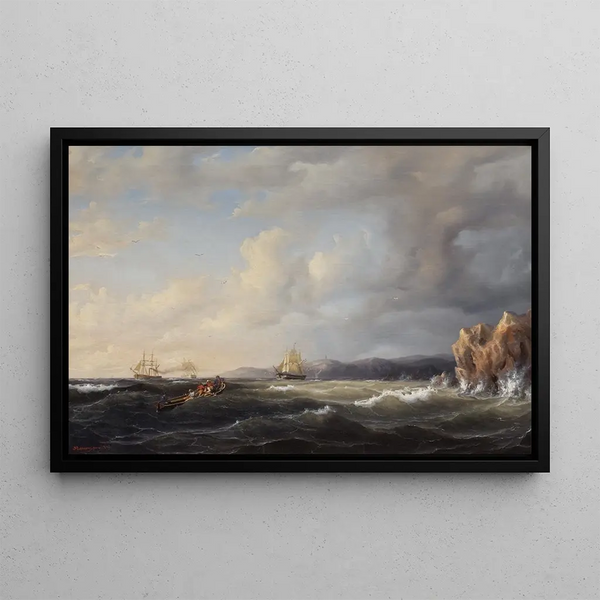Marcus Larson - Bark Beating to Windward at Kullaberg.webp