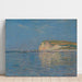 Maalauksen jäljennös Meri-alus Pienet aallot Pourvillessä, lähellä Dieppeä - Claude Monet
