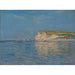 Maalauksen jäljennös Meri-alus Pienet aallot Pourvillessä, lähellä Dieppeä - Claude Monet