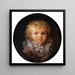 Portrait d'un enfant - Marguerite Grard — kehystetty taideteos seinällä