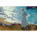 Maalauksen jäljennös Maria sur la plage à Biarritz de Joaquín Sorolla