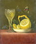 Nature morte au citron et au verre taillé - Maria Margaretha van Os — näkymä teoksesta
