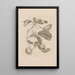 Dissertatio de generatione et metamorphoses des insectes surinamens Pl43 - Maria Sibylla Merian — kehystetty taideteos seinällä