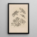 Dissertatio de generatione et metamorphoses des insectes surinamens Pl49 - Maria Sibylla Merian — kehystetty taideteos seinällä