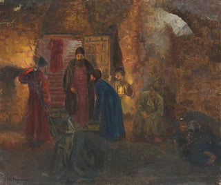 Maria Yakunchikova - Tsar visiting the prisoners.webp