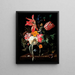 Nature morte aux fleurs - Maria van Oosterwijck — kehystetty taideteos seinällä