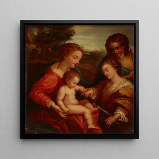 Mariage mystique de Sainte Catherine avec Saint Sébastien - Jan Gauszkiewicz