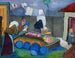 Les blanchisseuses - Marianne von Werefkin — näkymä teoksesta