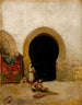 À la porte du sérail - Mariano Fortuny Marsal — näkymä teoksesta