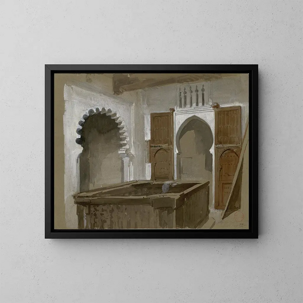 Notre maison à Tétouan - Mariano Fortuny Marsal — kehystetty taideteos seinällä