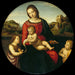 Marie ja lapsi Jean-Baptiste ja pyhä lapsi Madonna Terranuova - Raphael — esillä sisätilassa