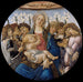 Marie ja lapsi ja laulavat enkelit - Sandro Botticelli — esillä sisätilassa
