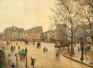 La place Pigalle - Marie-François Firmin-Girard — näkymä teoksesta