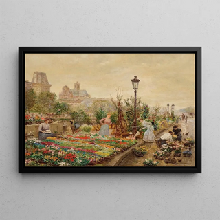 MarieFranois FirminGirard - Le quai aux fleurs et lhtel de ville.webp