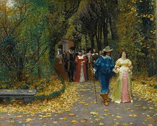 Les Fiancés - Marie-François Firmin-Girard — näkymä teoksesta