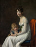 Madame Philippe Panon Desbassayns de Richemont Jeanne Églé Mourgue and Her Son Eugène - Marie-Guillemine Benoist — näkymä teoksesta