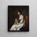 Madame Philippe Panon Desbassayns de Richemont Jeanne Églé Mourgue and Her Son Eugène - Marie-Guillemine Benoist — kehystetty taideteos seinällä