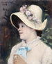 La Parisienne, portrait d'Irma, modèle à l'Académie Julian - Marie Bashkirtseff — näkymä teoksesta