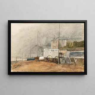 Marie Egner - Ventnor on the Isle of Wight in fog.webp
